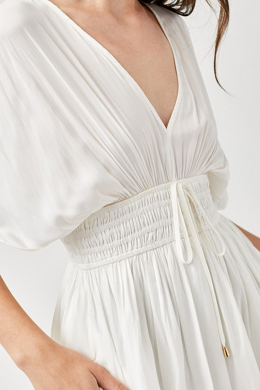 Smocked Waist with Tassel Strap Dress | ONLINE EXCLUSIVE