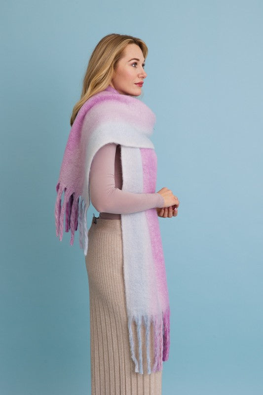 Ombre Dream Luxe Fringe Blanket Scarf | ONLINE EXCLUSIVE