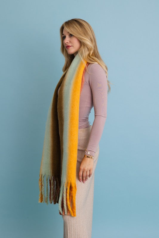 Ombre Dream Luxe Fringe Blanket Scarf | ONLINE EXCLUSIVE