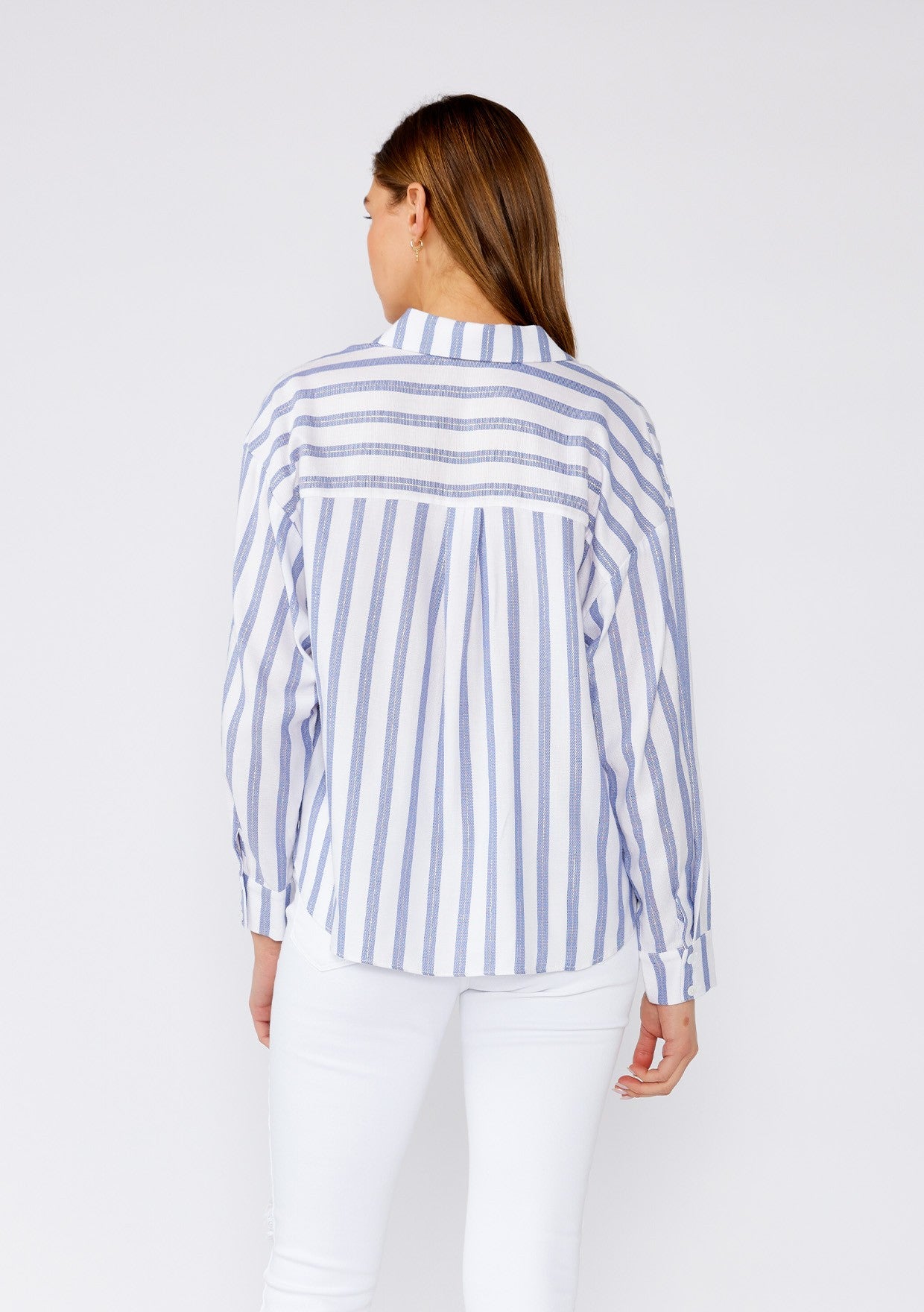 At Sea Nautical Striped Blouse