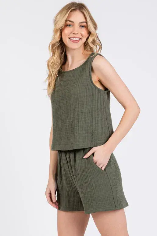 Sophia Gauze Shorts