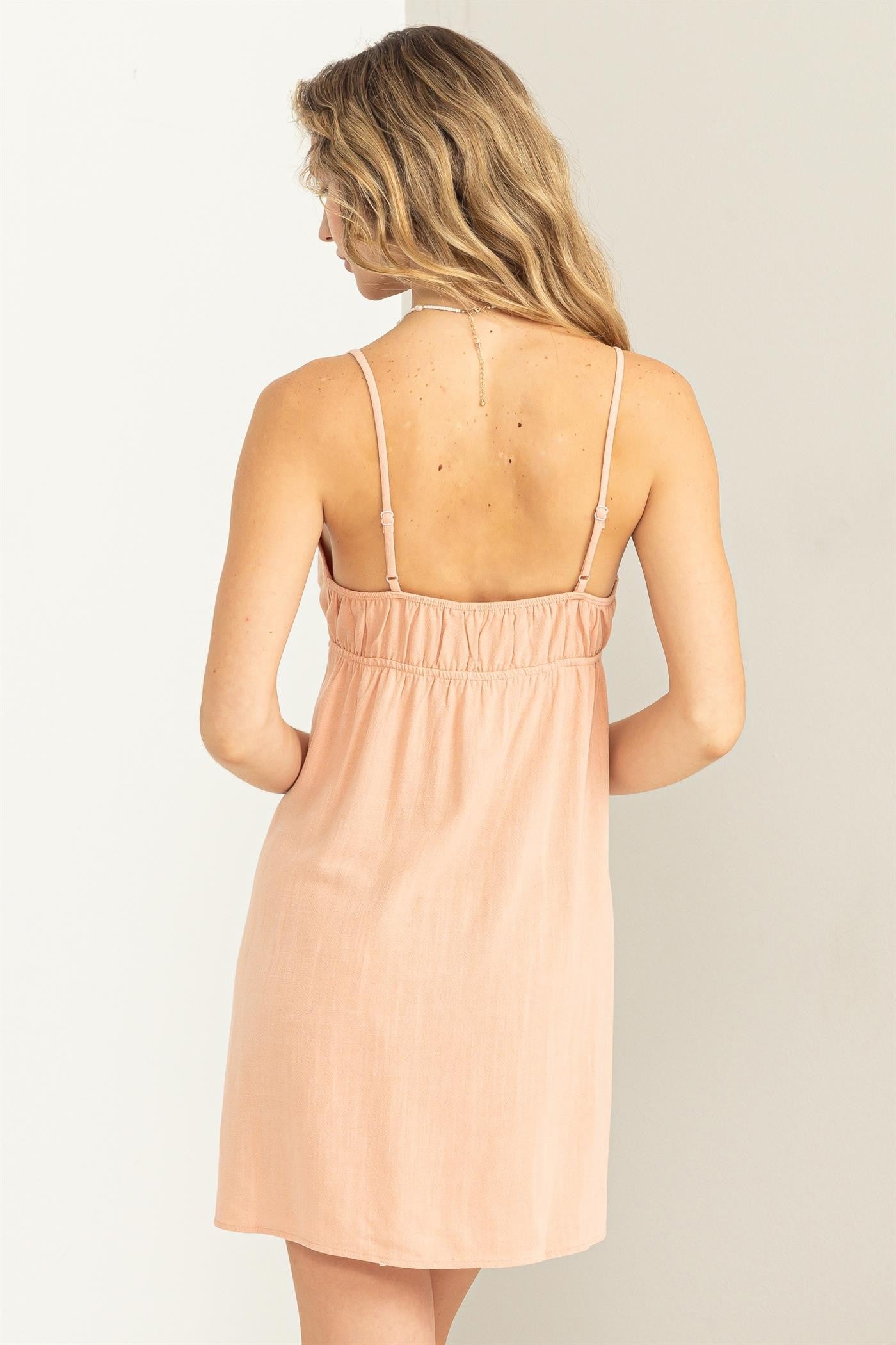 Feeling Peachy Mini Dress