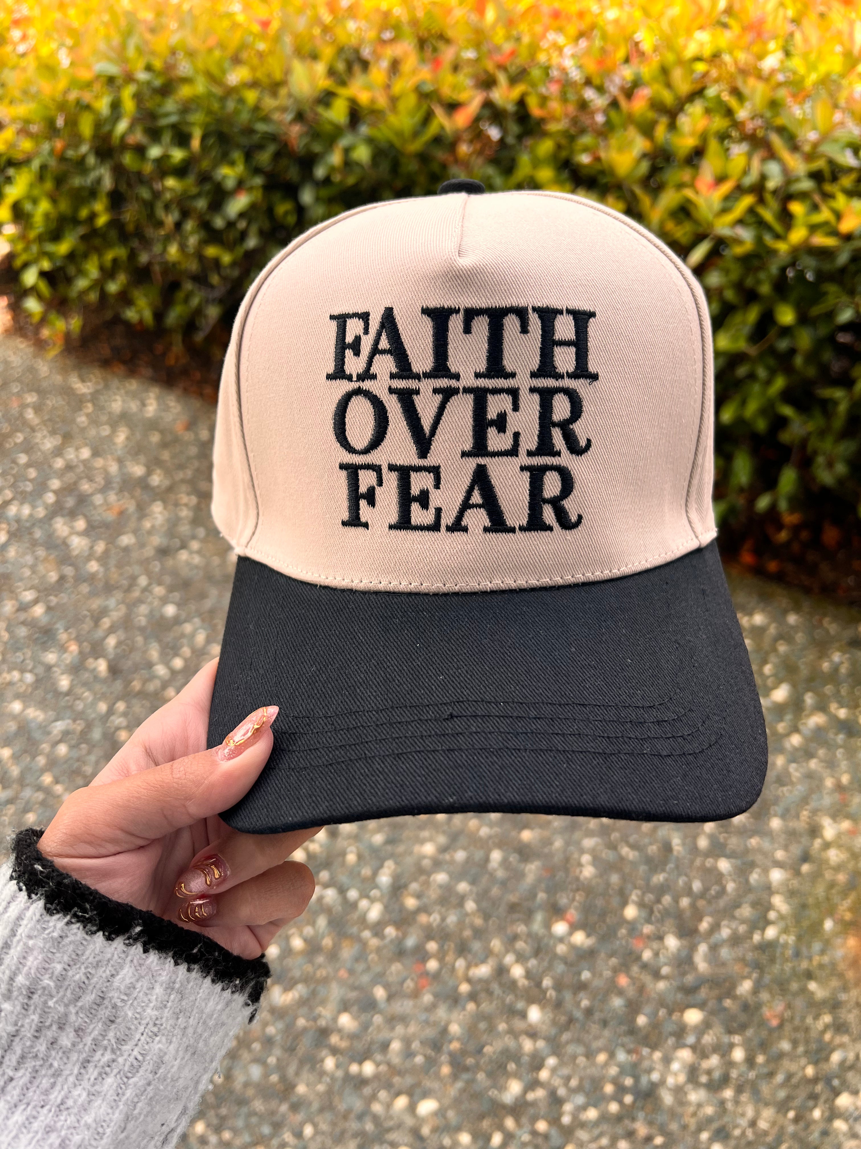 Faith Over Fear Trucker Hat
