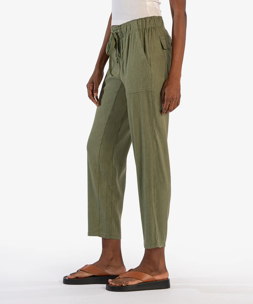 Rosalie Drawstring Pants - Hunter