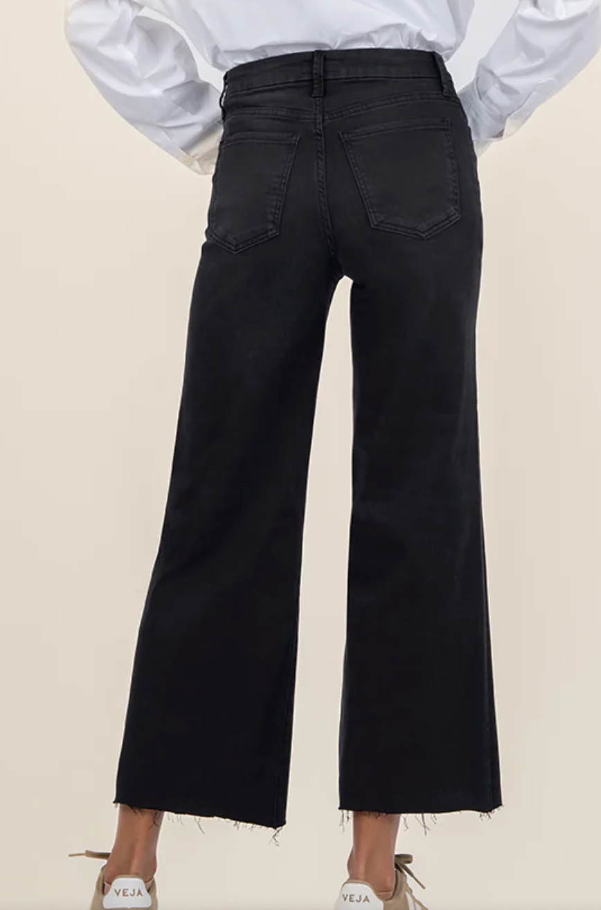 Meg High Waist Ankle Wide Leg Jeans - Experiences Wash