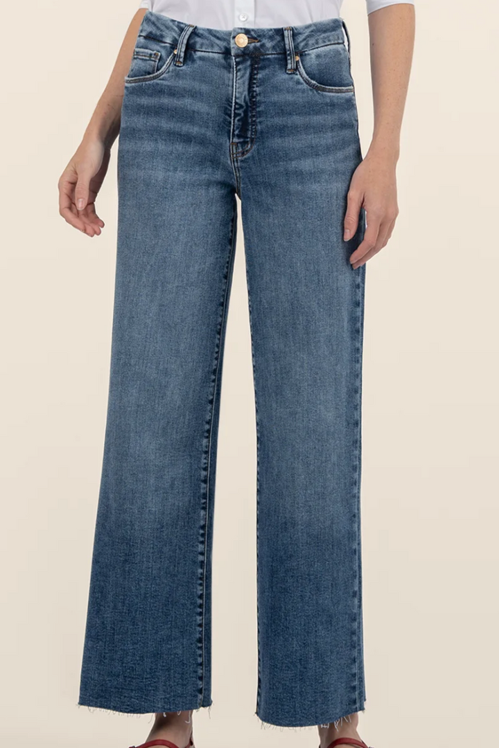 Meg High Waist Ankle Wide Leg Jeans - Family