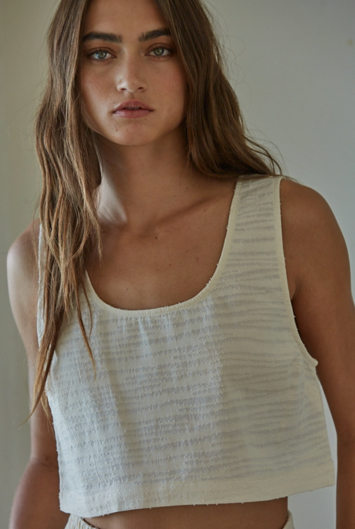 Eva Cotton Cropped Tank