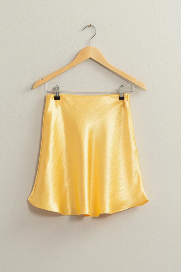 Tali Mini Skirt - Yellow