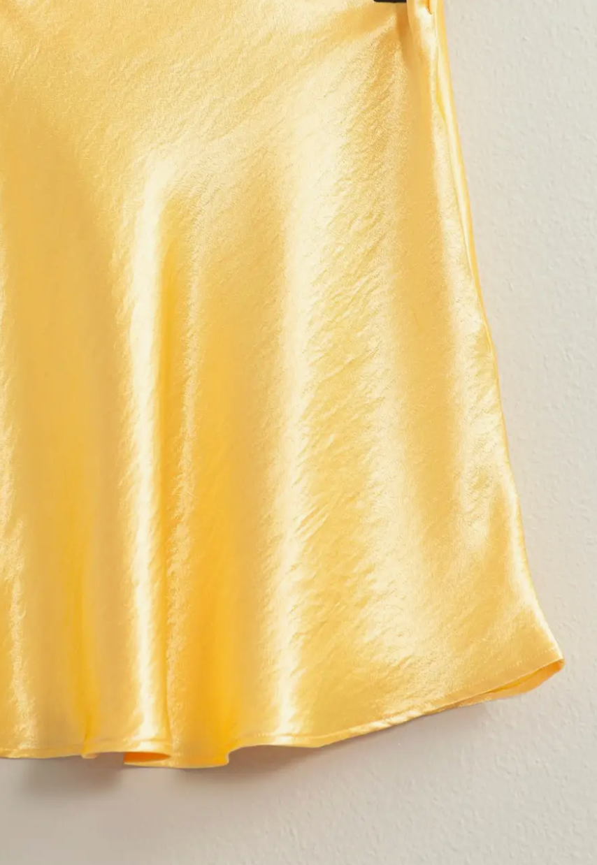 Tali Mini Skirt - Yellow