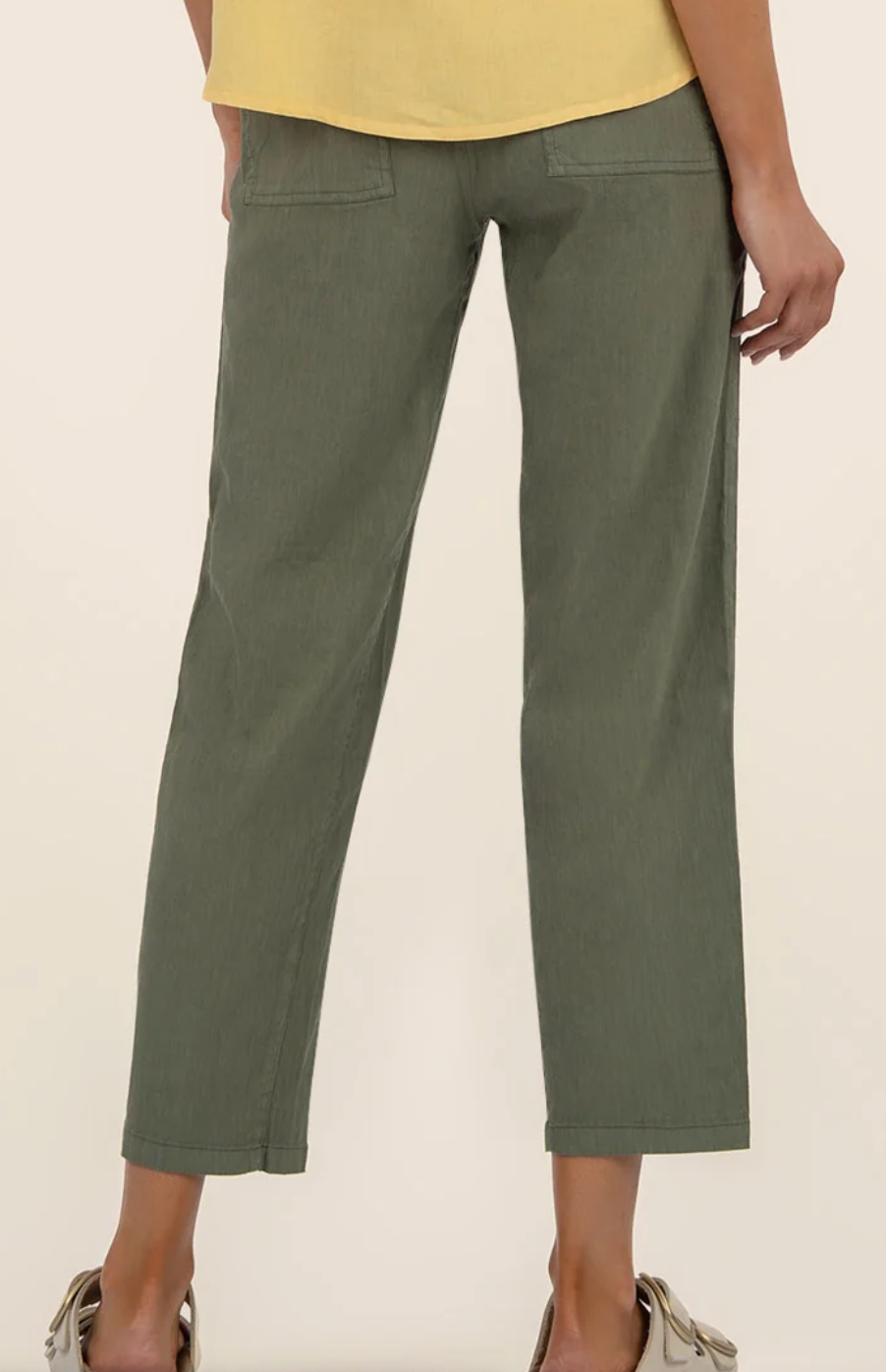 Rosalie Drawstring Pant - Fern