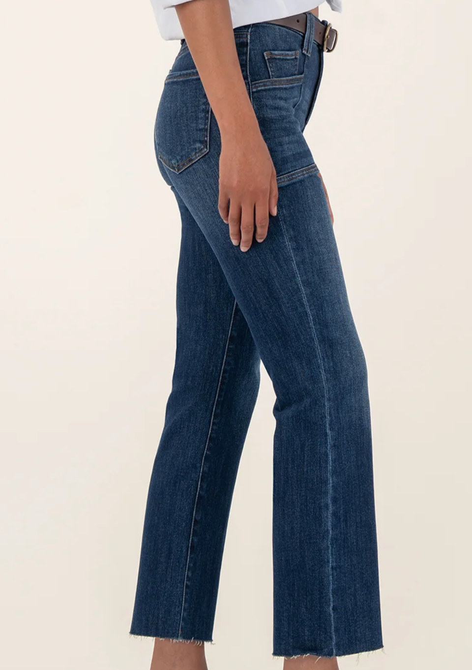 Kelsey High Rise Ankle Flare Fab Ab - Precocious Wash