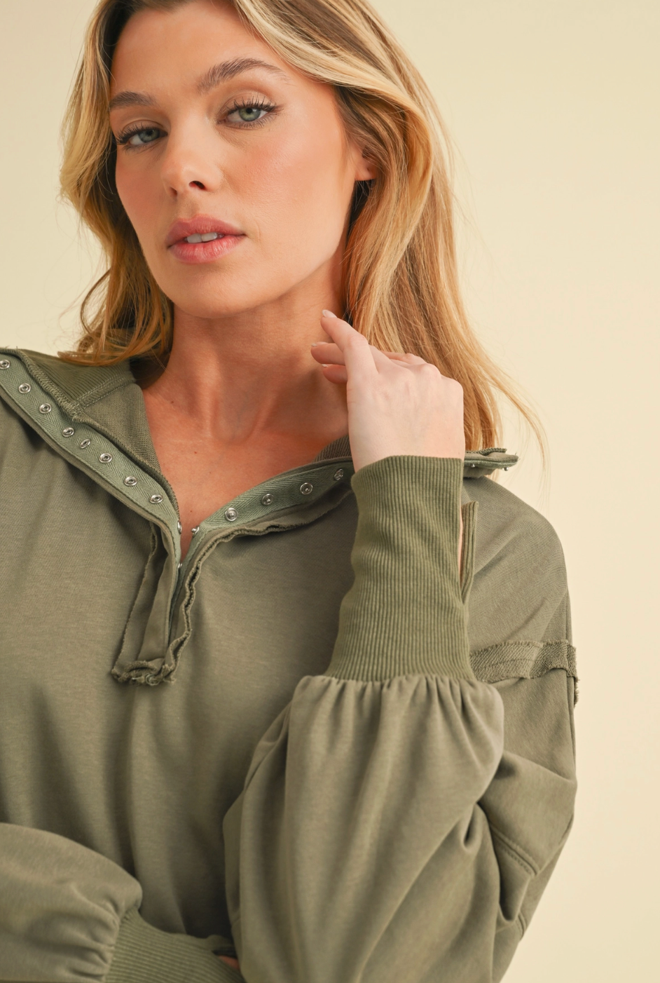 Tamika Henley Sweatshirt