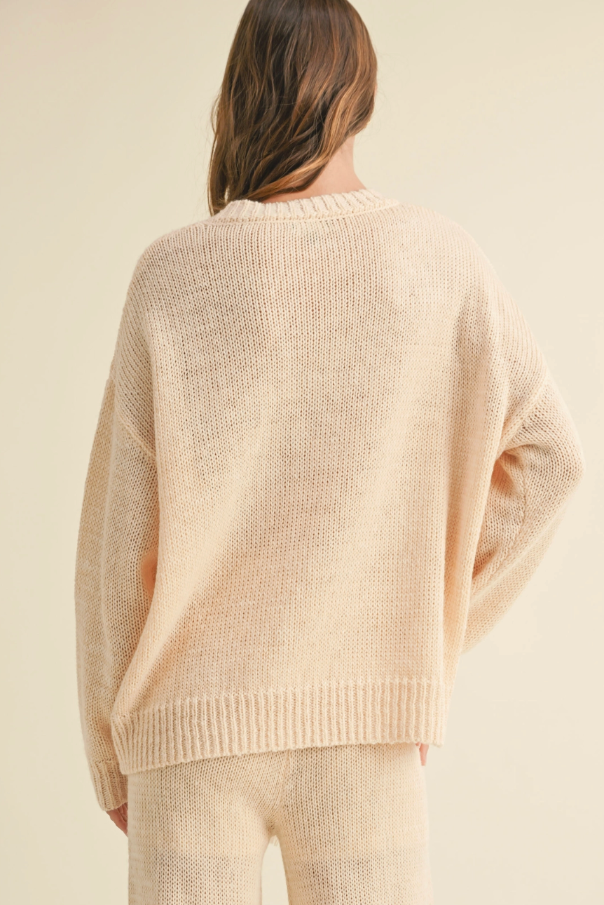 Sierra Lace Up Sweater
