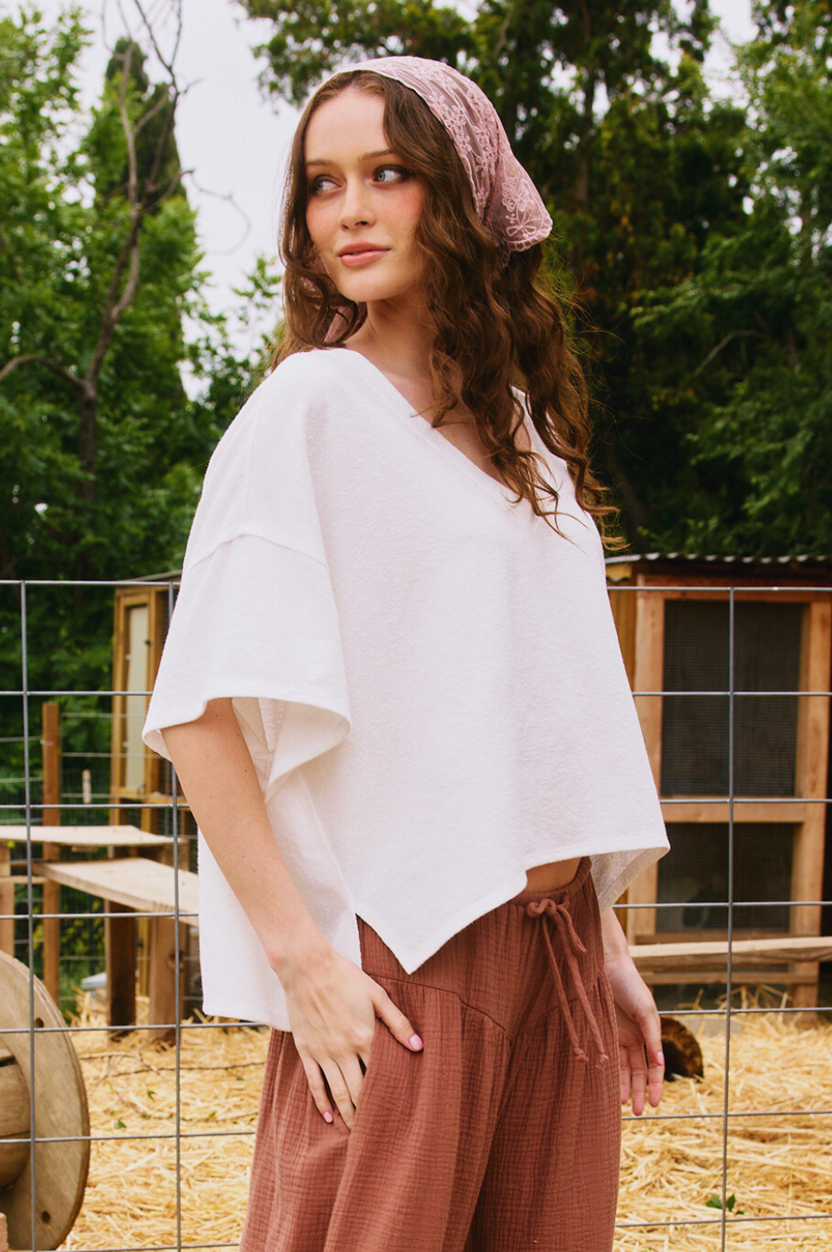 Vickie V-Neck Tee