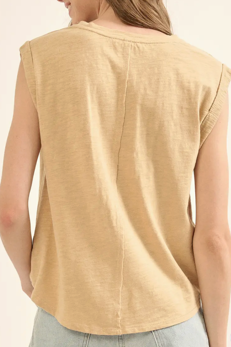 Leslie Round Neck Slub Knit Shirt