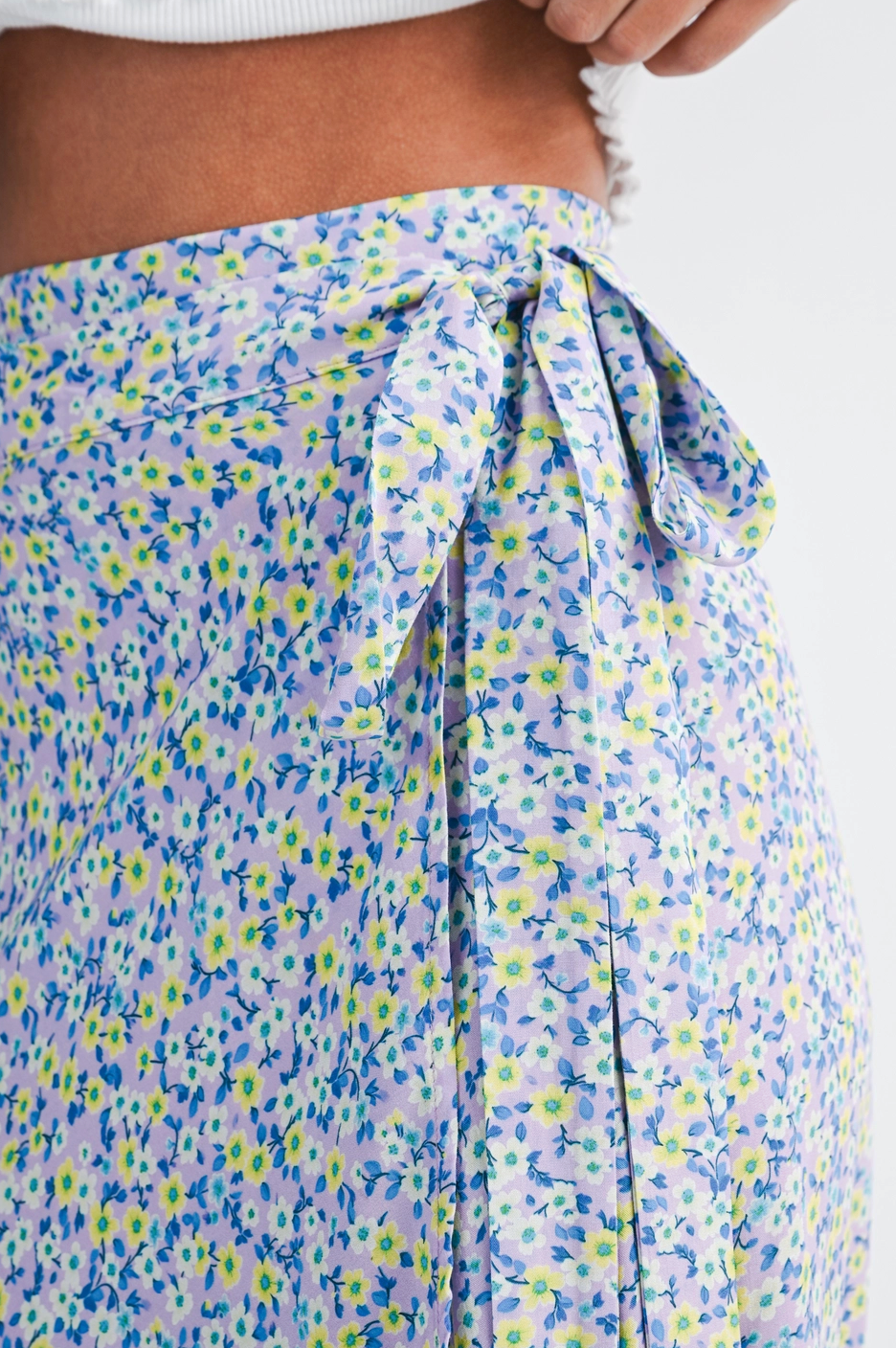 Caroline Floral Wrap Skirt
