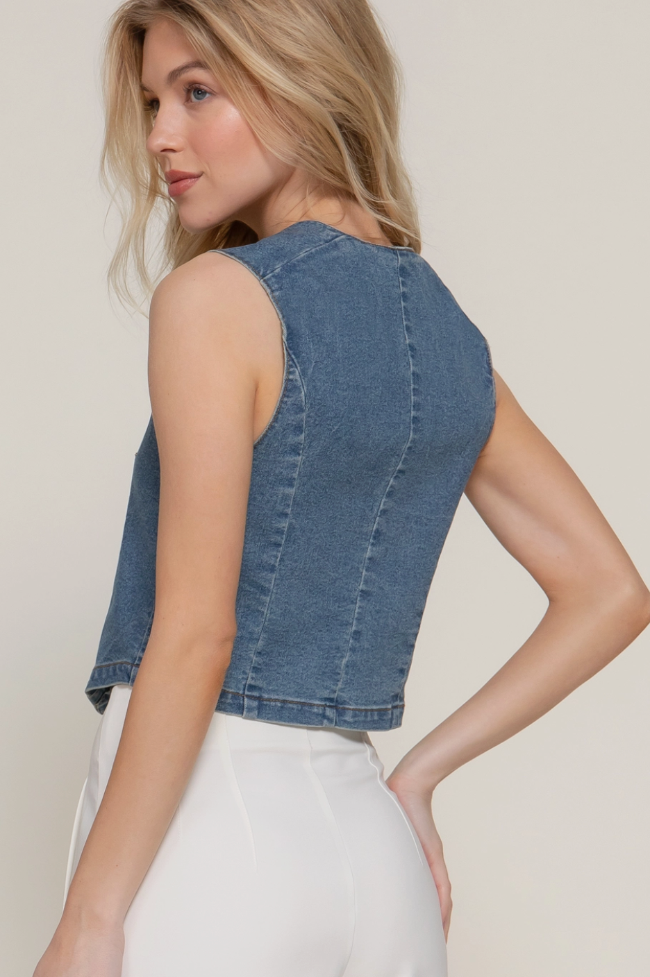 Neveah Denim Vest