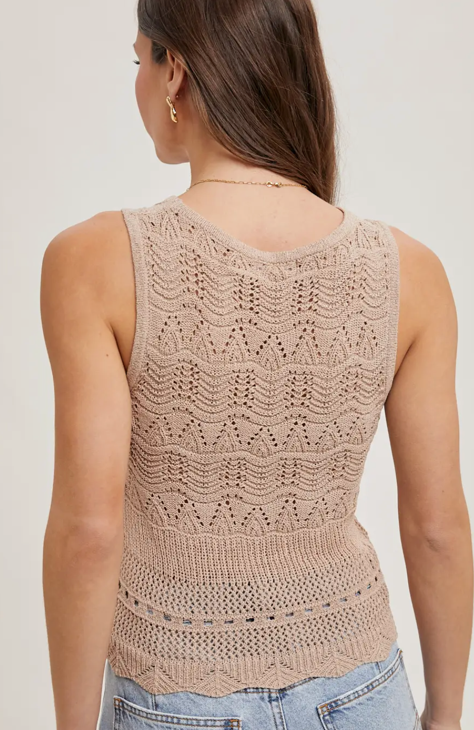 Leah Sleeveless Knit Top
