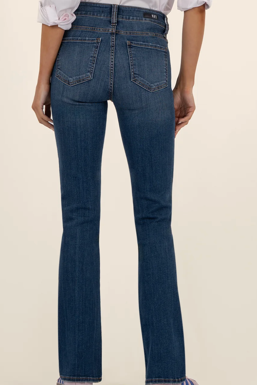 Natalie High Rise Fab Ab Bootcut - Allied Wash